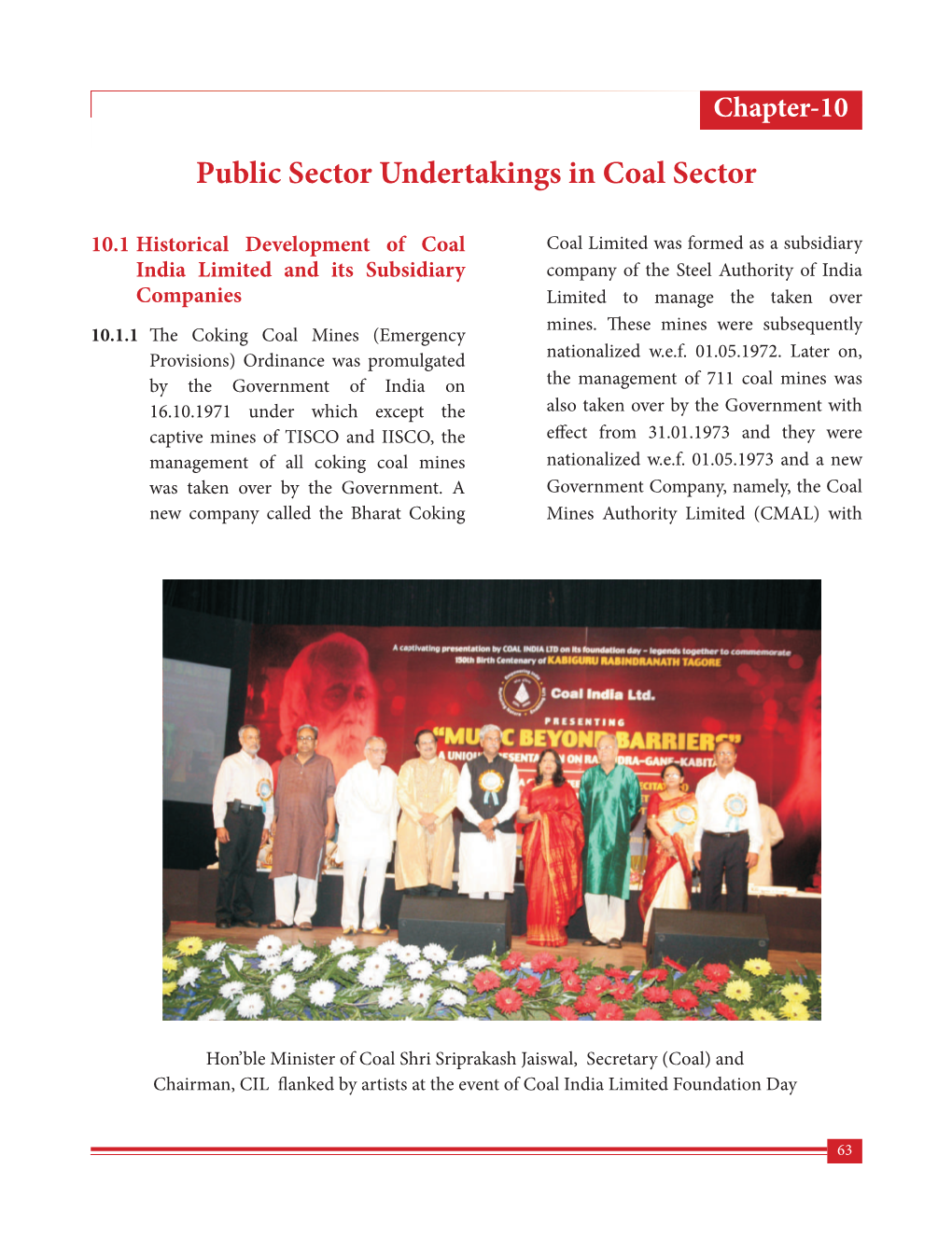 Public Sector Undertakings in Coal Sector
