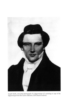 Joseph Smith Retouched Photograph of a Dagurreotype