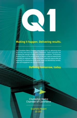 Report 2017 Q1 Quarterly Report We Jump-Started 2017 by Delivering