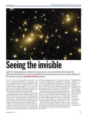 Light from Distant Galaxies Is Distorted on Its Journey to Us Via a Vast Network of Dark Matter