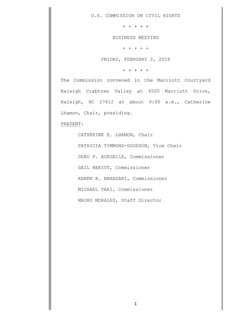 February 2, 2018 – Voting Rights Briefing Transcript (PDF)