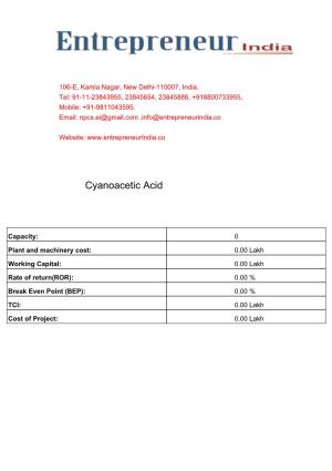 Cyanoacetic Acid