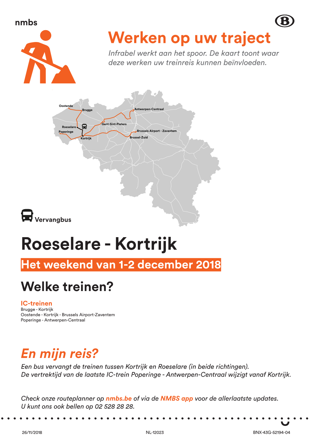 Roeselare Poperinge Brussels Airport - Zaventem