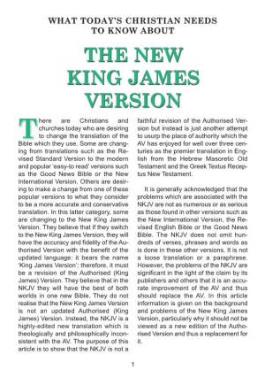 What Today's Christian Needs to Know About the New King James