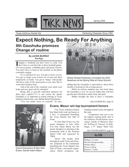 TIKK NEWS Spring 2005