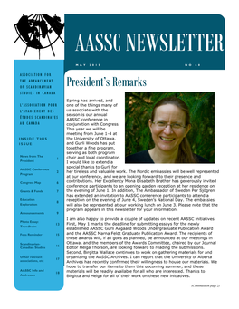 Aassc Newsletter