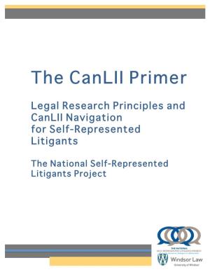 The Canlii Primer