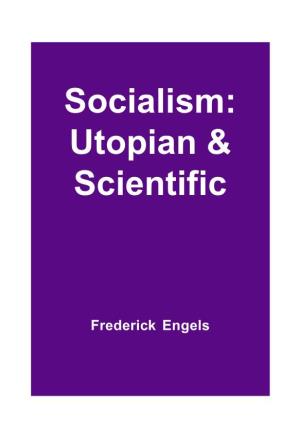 Socialism: Utopian & Scientific