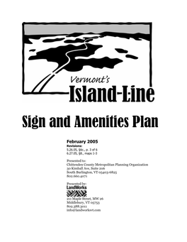 Sign and Amenities Plan