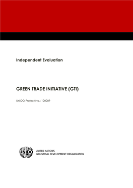 Green Trade Initiative (Gti)