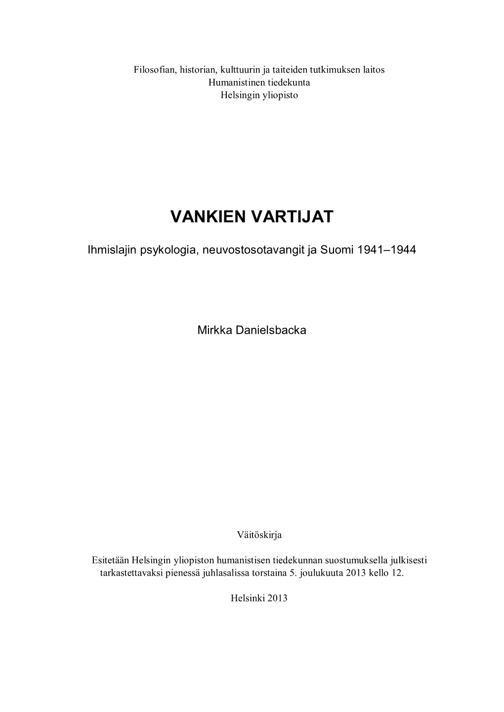 Vankien Vartijat