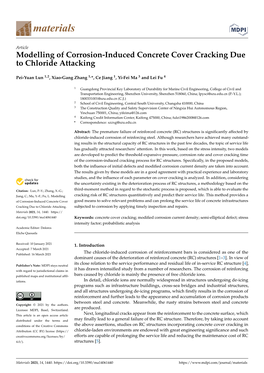 Modelling of Corrosion-Induced Concrete Cover Cracking Due to Chloride Attacking