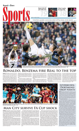 Ronaldo, Benzema Fire Real to the Top