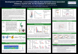 Development of PY159, a Monoclonal Antibody That Repolarizes Tumor