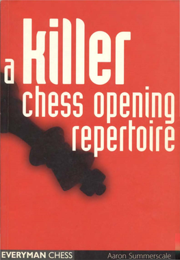 A Chess Openi Ng Repertoire