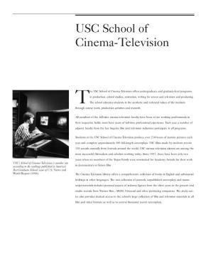USC School of Cinema-Television