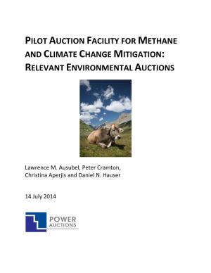 Pilot Auction Facility for Methane and Climate Change Mitigation: Relevant Environmental Auctions
