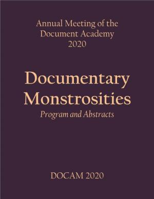 DOCAM 2020 Program & Abstracts