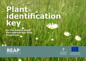 Plant Identification Key for the Results-Based Environment-Agri Pilot Programme