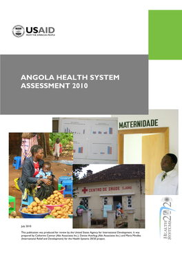 Angola Health System Assessment 2010