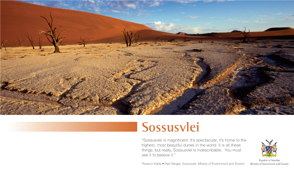 Sossusvlei “Sossusvlei Is Magnificent