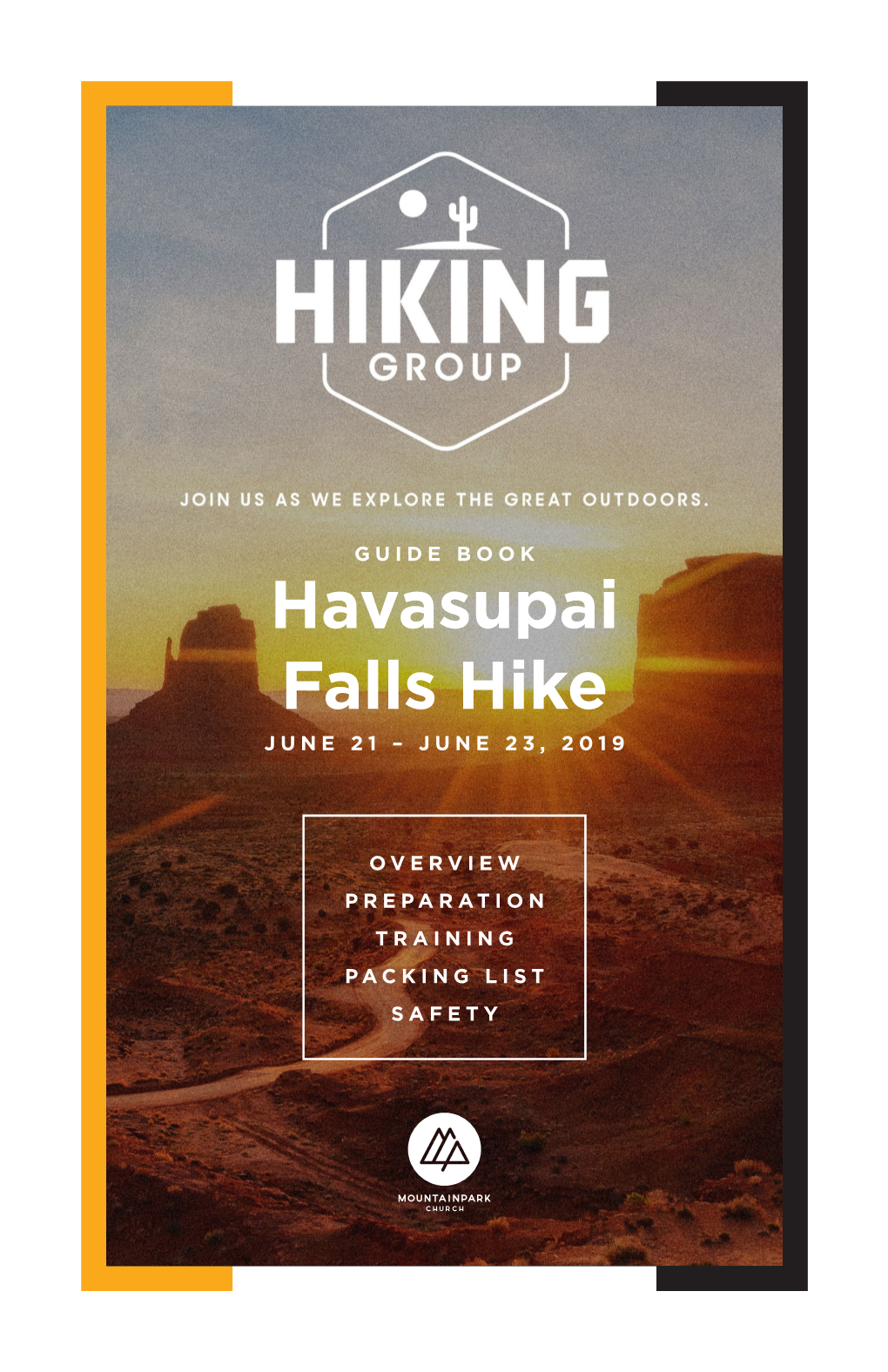 Havasupai Falls Hike JUNE 21 – JUNE 23, 2019