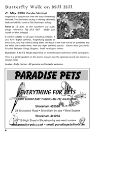 Article in the Shoreham Society Newsletter