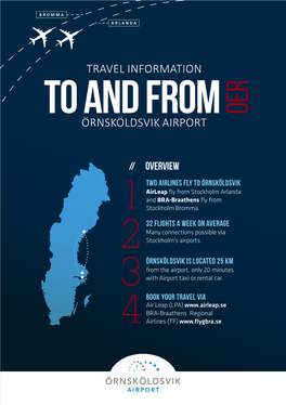 Travel Information Örnsköldsvik Airport