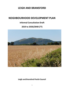 Leigh and Bransford Neighbourhood Development Plan