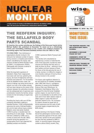 The Redfern Inquiry: the Sellafield Body Parts