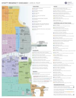Hyatt Regency Chicago | Area Map