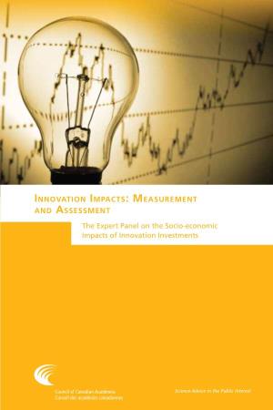 The Expert Panel on the Socio-Economic Impacts of Innovation Investments