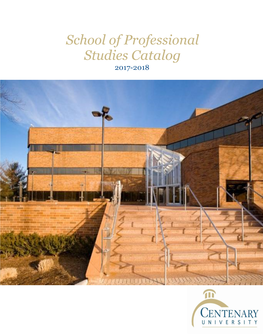 School of Professional Studies Catalog 2017-2018