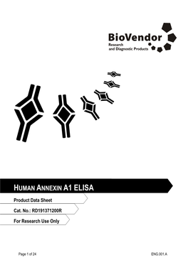 Human Annexin A1 Elisa