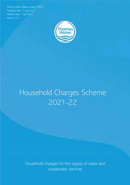 2021-22 Household Charges Scheme