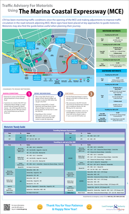 The Marina Coastal Expressway (MCE)