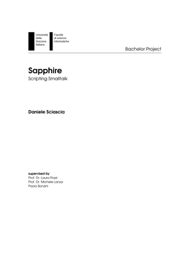 Sapphire Scripting Smalltalk