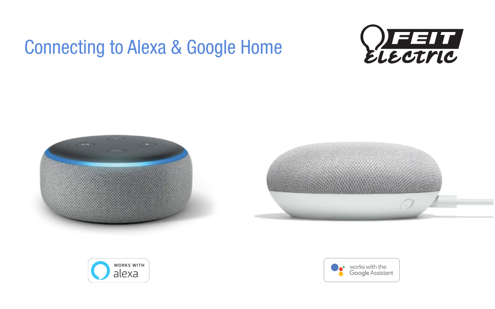 Connecting to Alexa & Google Home