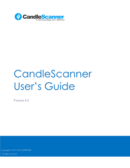 Candlescanner User's Guide