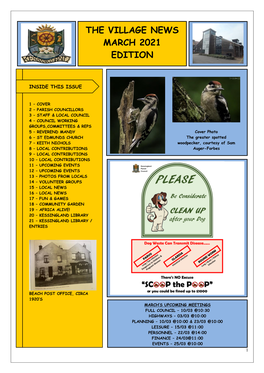 The Village News March 2021 Edition