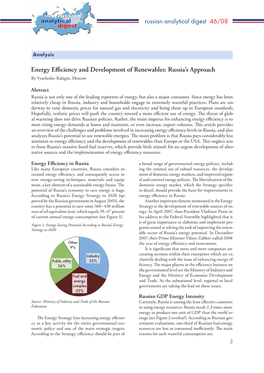 Russian Analytical Digest 46/08 Energy