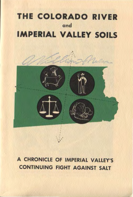 The Colorado River Imperial Valley Soils