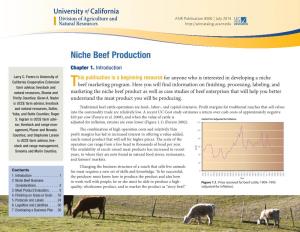 Niche Beef Production