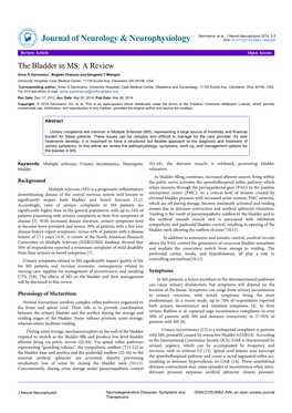 The Bladder in MS