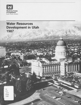 Water Resources Development, State of Utah, 1987