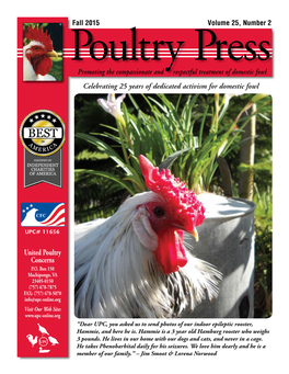UPC Fall 2015 Poultry Press