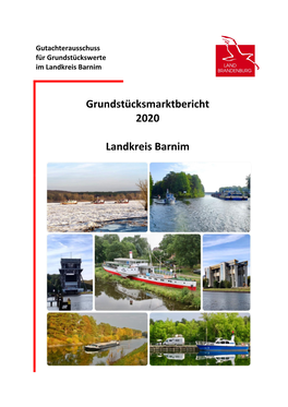 Grundstücksmarktbericht 2020 Für Den Landkreis Barnim