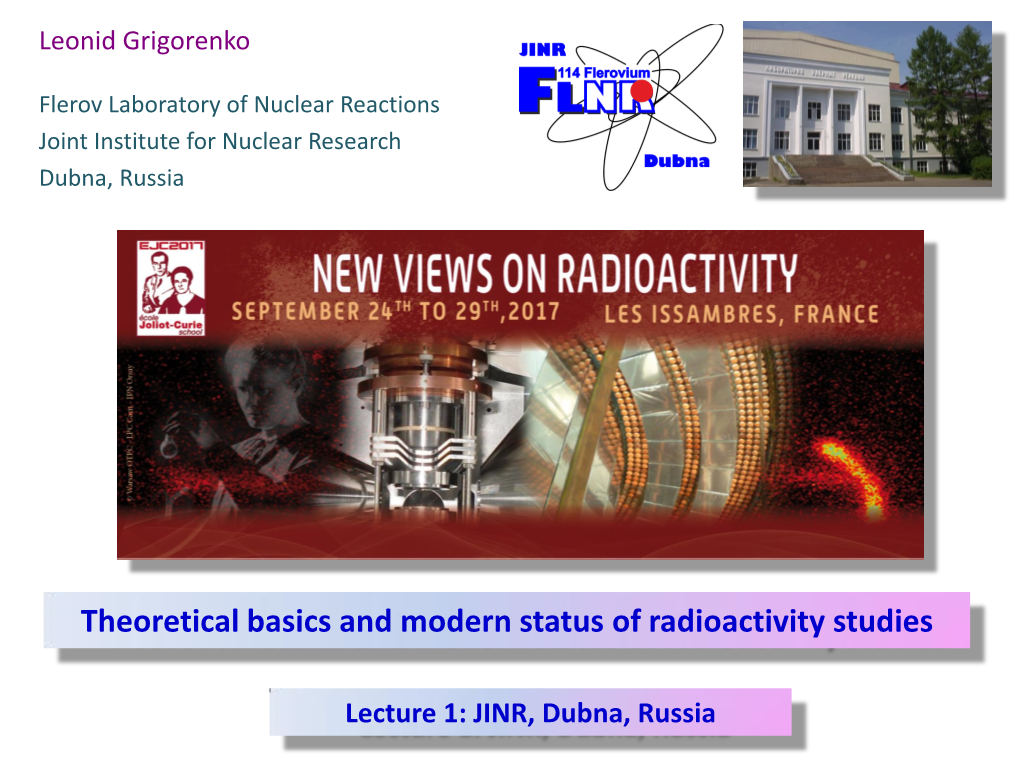 Project of Dubna Electron-Radioactive Isotope