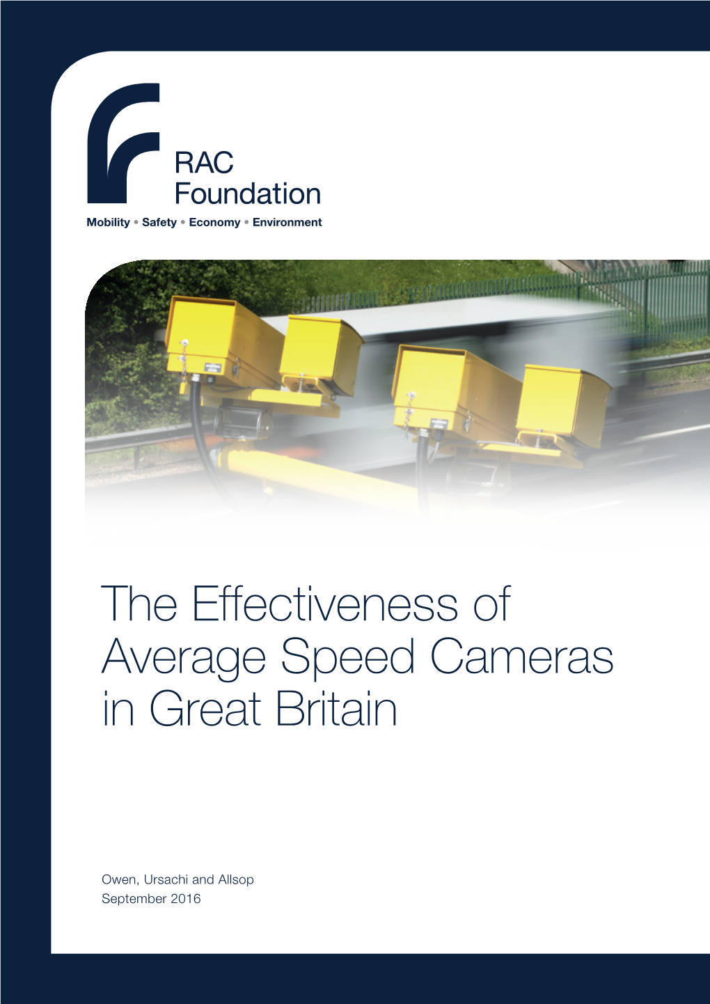 The Effectiveness of Average Speed Cameras in Great Britain