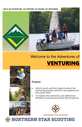 Welcome to Venturing